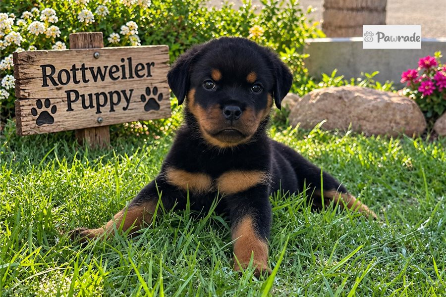 Erin, female Rottweiler puppy for sale